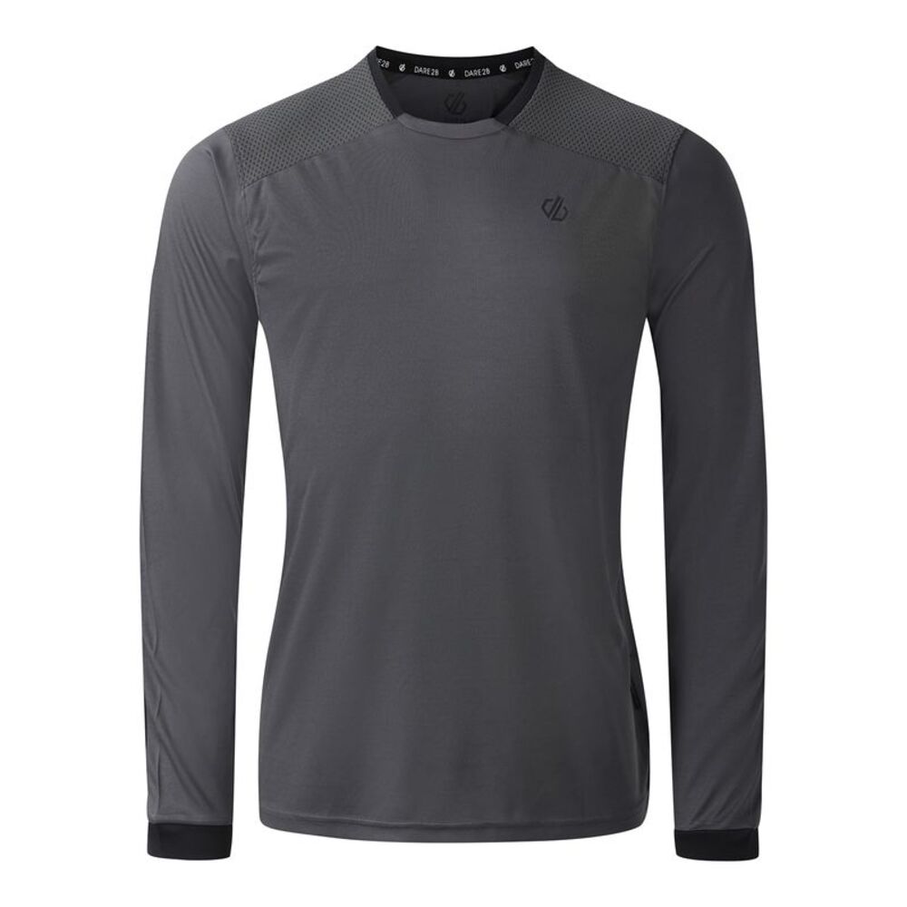Dare 2B Mens Trackstand Ace Long-Sleeved T-Shirt / Magnet